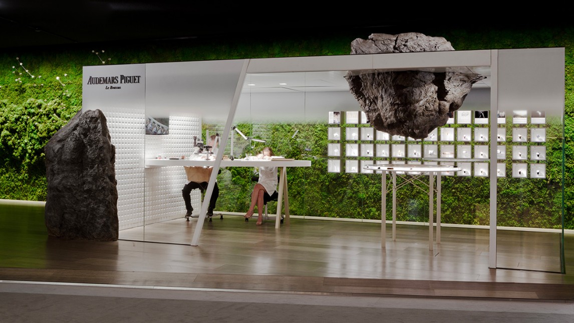 Mathieu Lehanneur's lounge design inspired by the Vallée de Joux