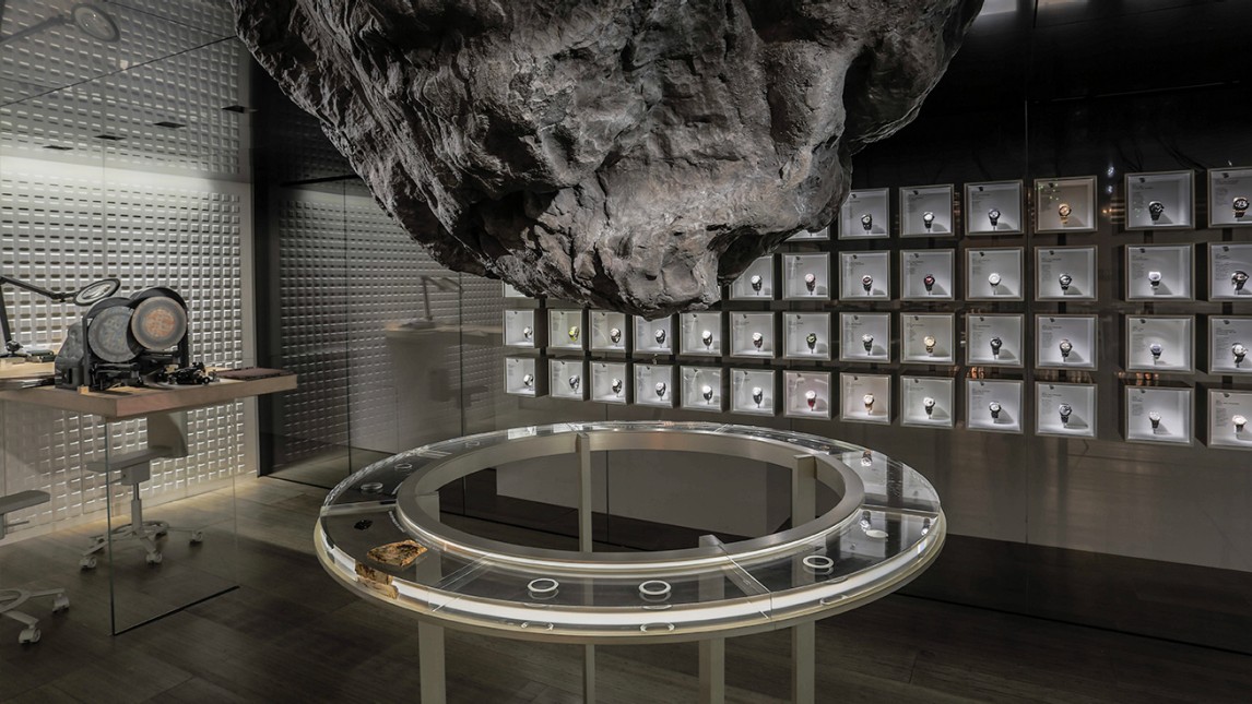 Mathieu Lehanneur's lounge design inspired by the Vallée de Joux