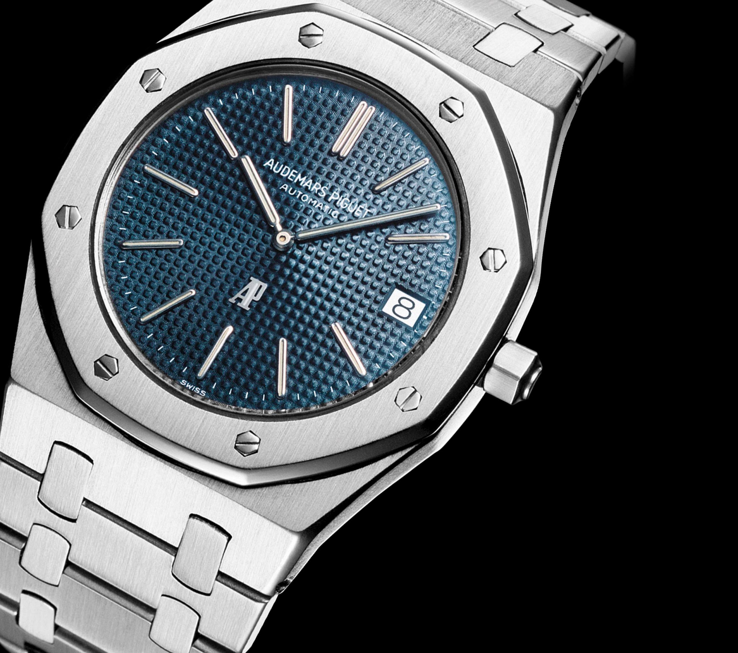 Close-up of the original Royal Oak watch