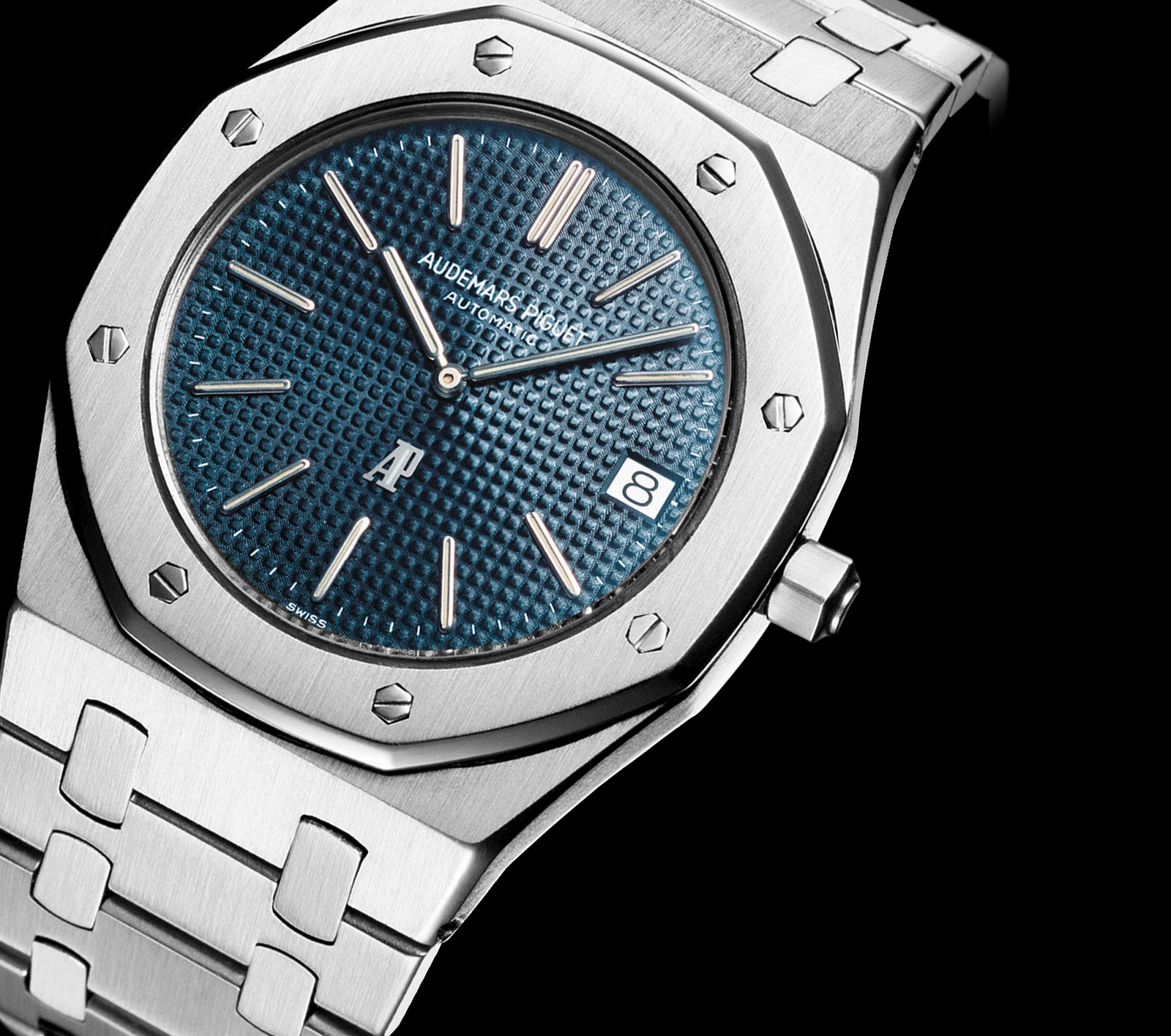 Close-up of the original Royal Oak watch