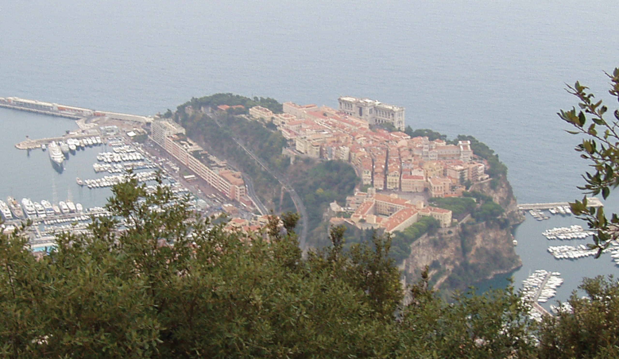 Sky view of Monaco