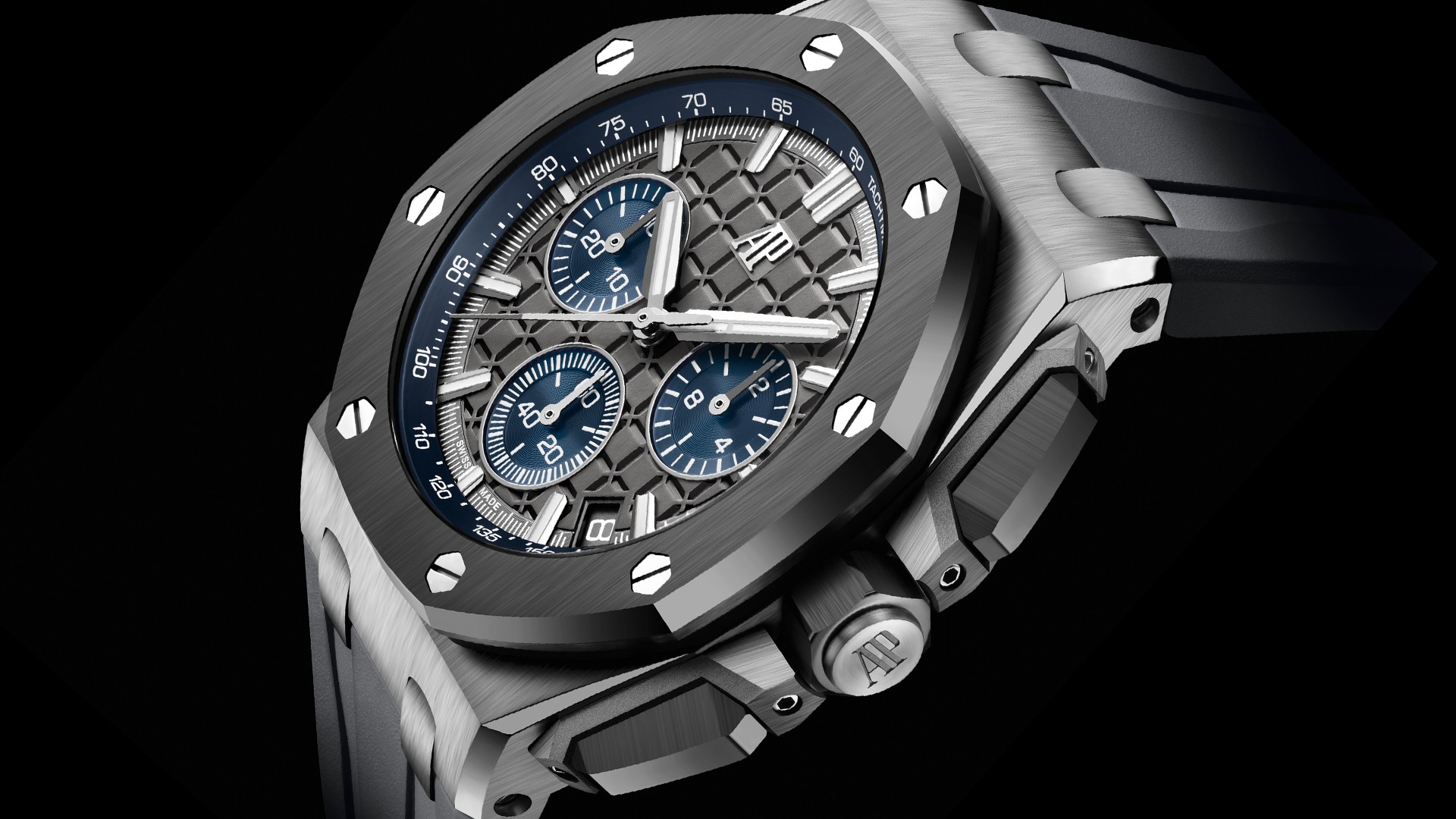 Audemars piguet royal oak kautschuk armband online
