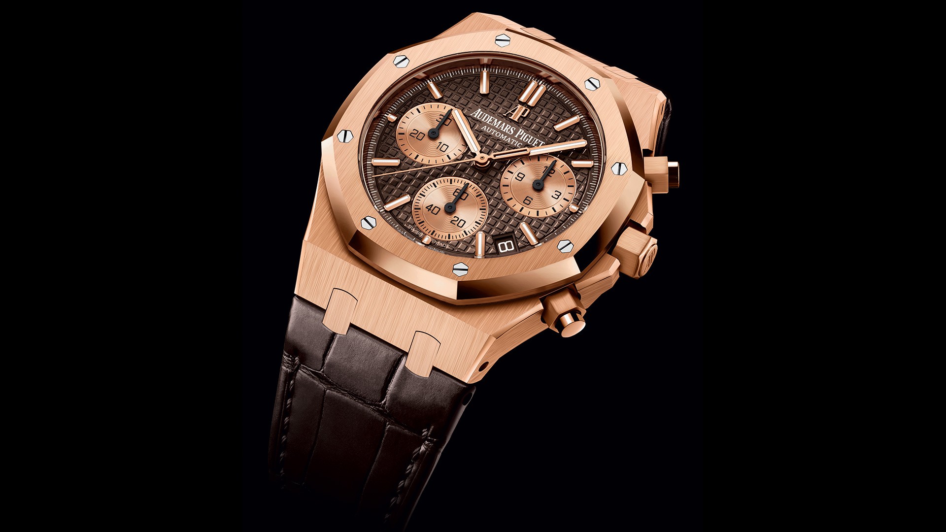 Audemars Piguet Huitieme Chronograph 18K Gold Automatic Ref. 25644