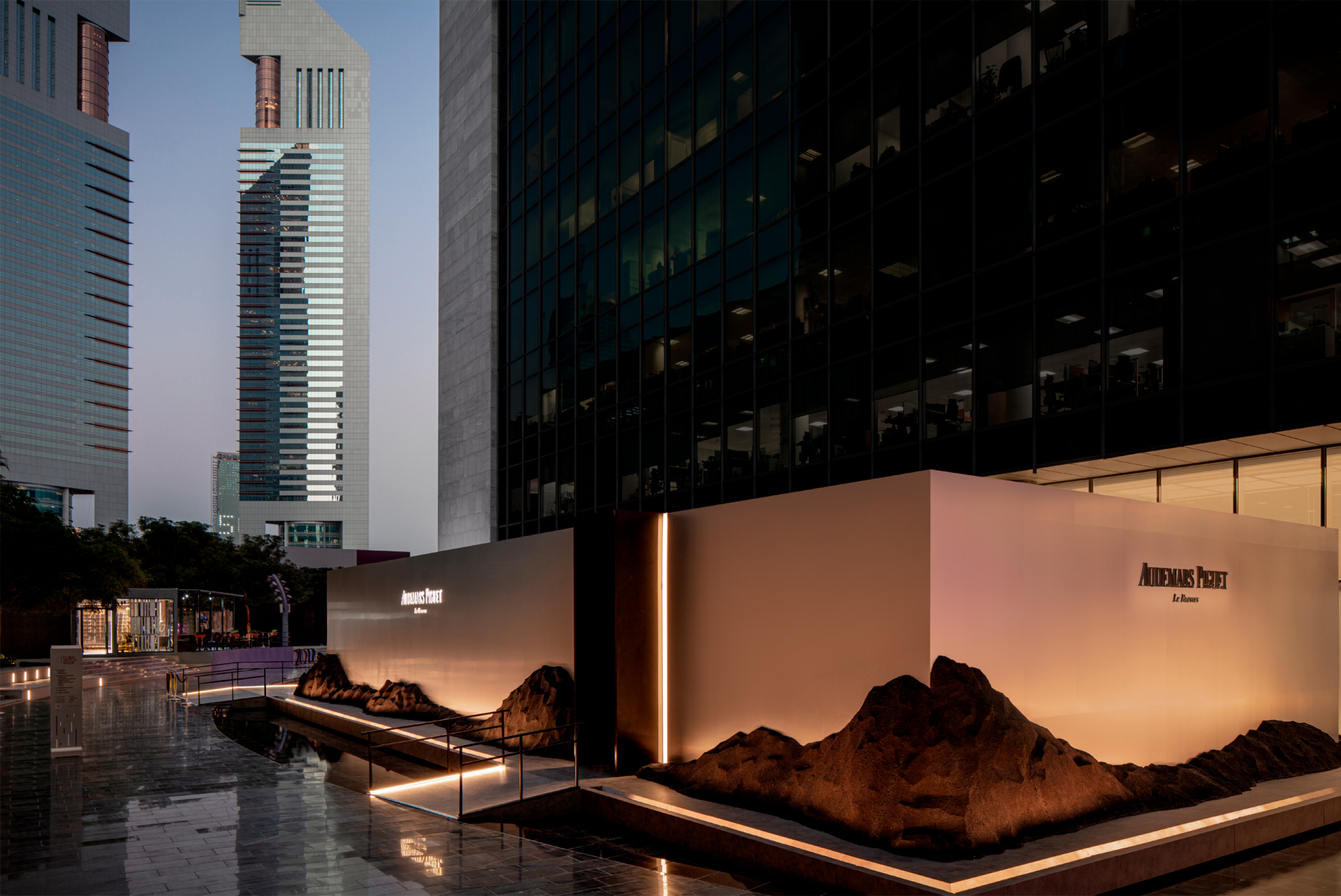 Image of the Dubai watch week exhibition.