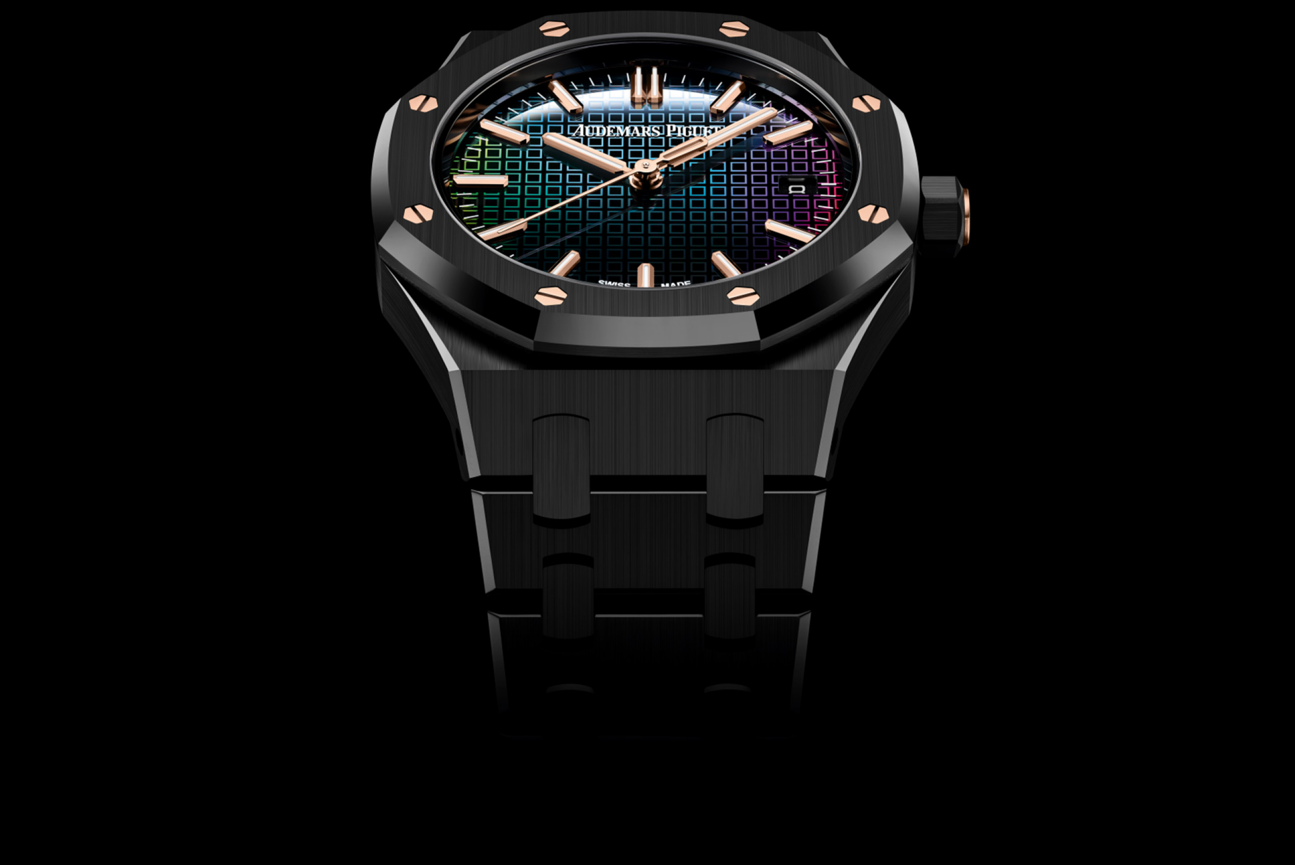 Close up of a Royal Oak watch