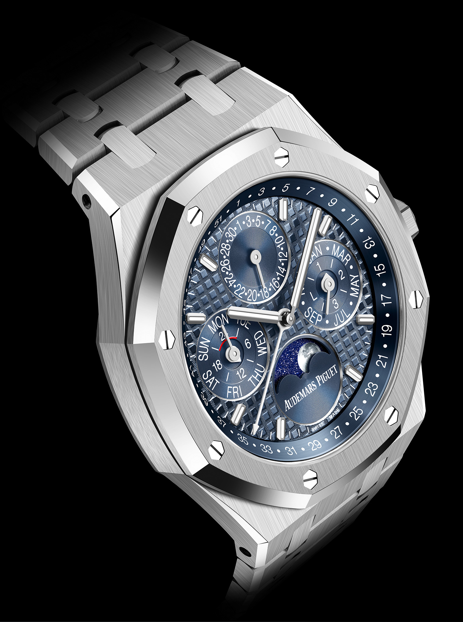 Крупный план часов Royal Oak