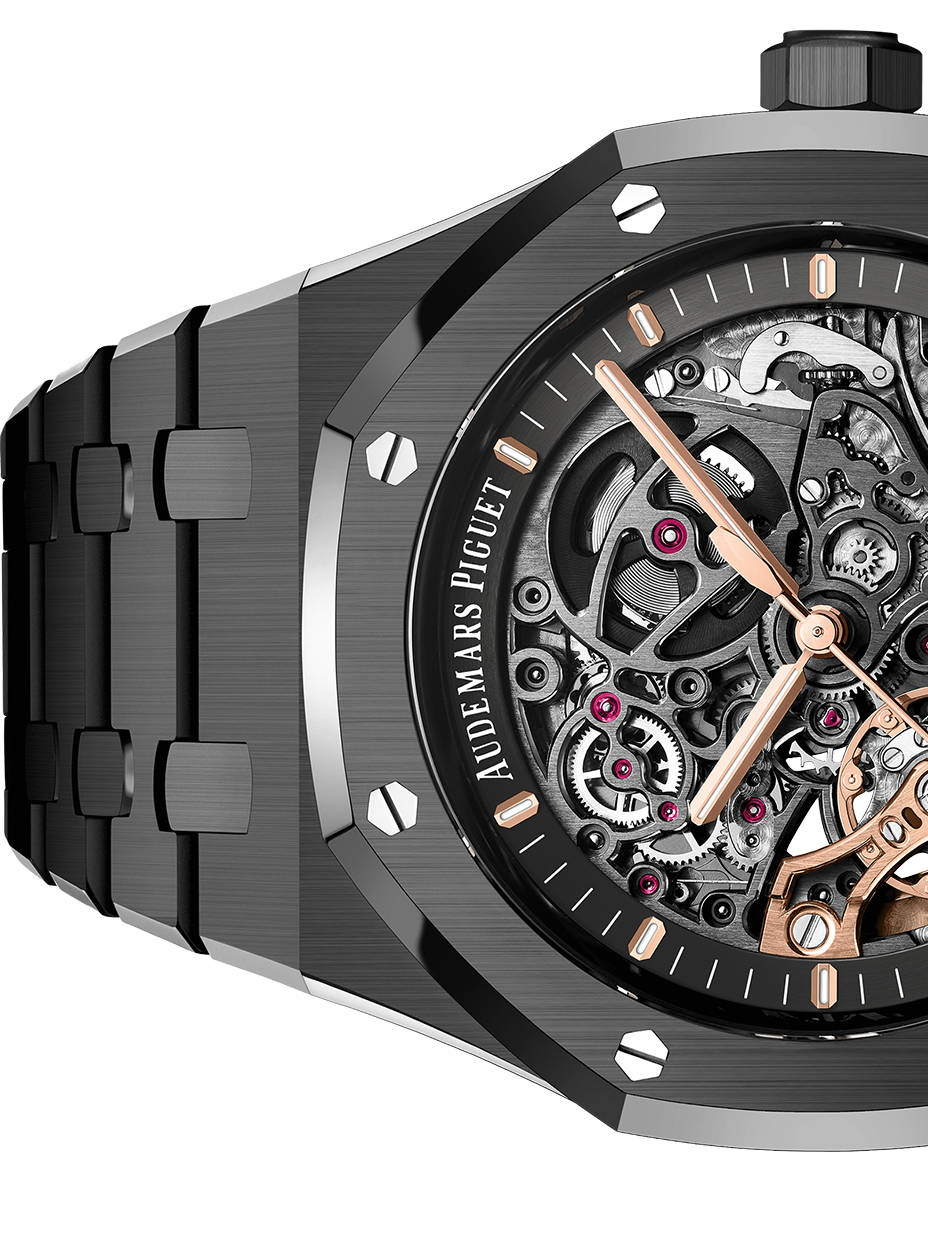 Royal oak double sales balancier squelette prix