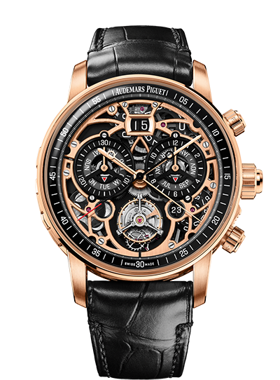 Audemars piguet leather watch store