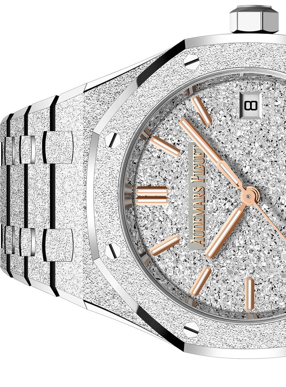 Audemars piguet royal oak frosted gold price store