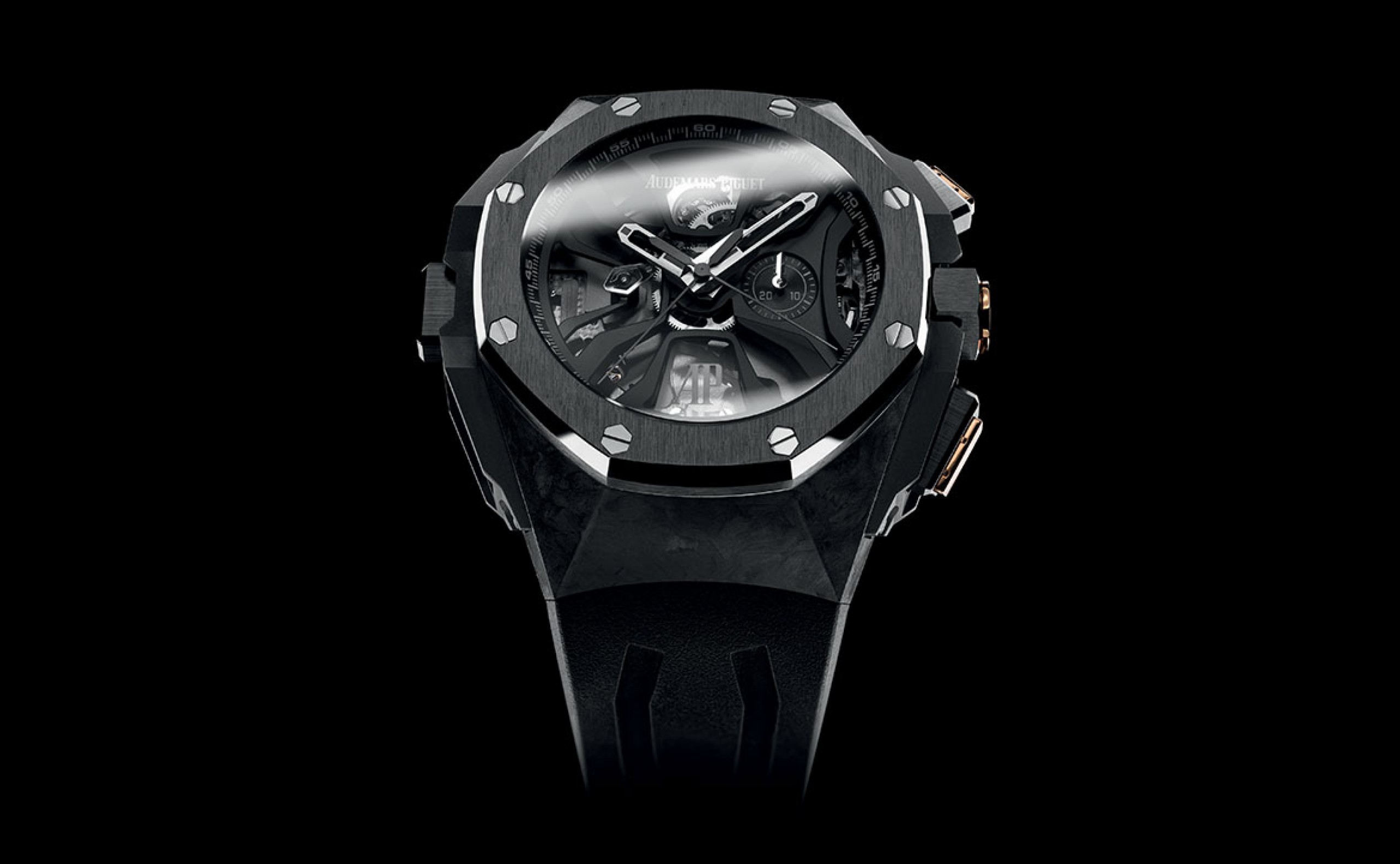 Vista de cerca del Royal Oak Concept Laptimer