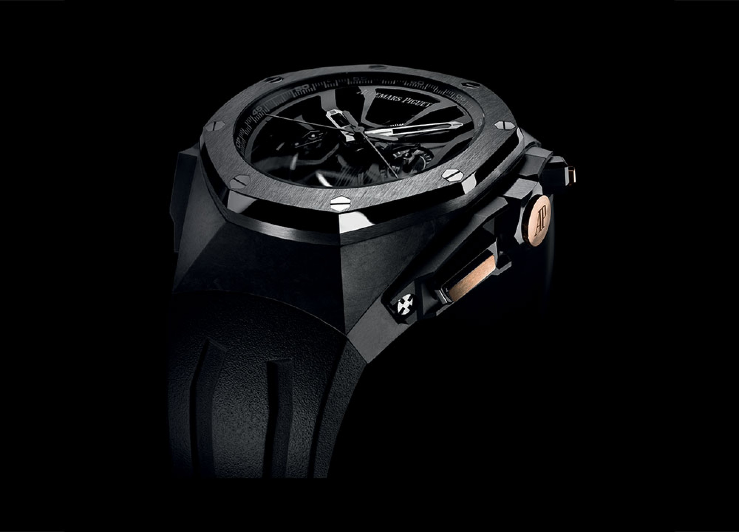 Vista de cerca del Royal Oak Concept Laptimer