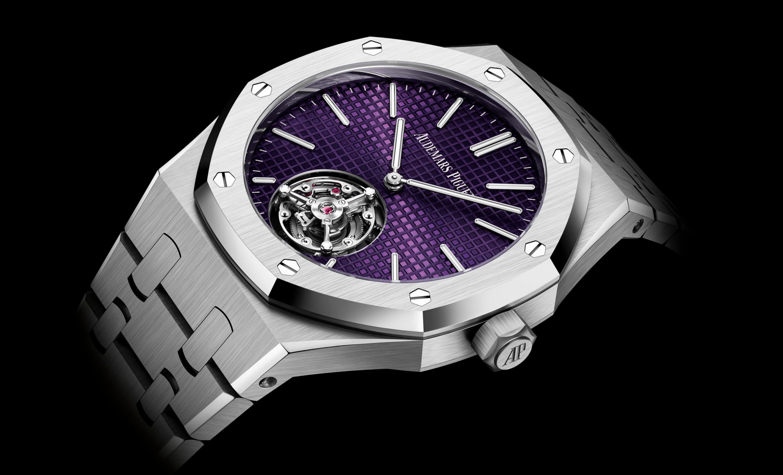 Reloj Royal Oak Tourbillon Volante Automático Extraplano (RD#3) de 37 mm.