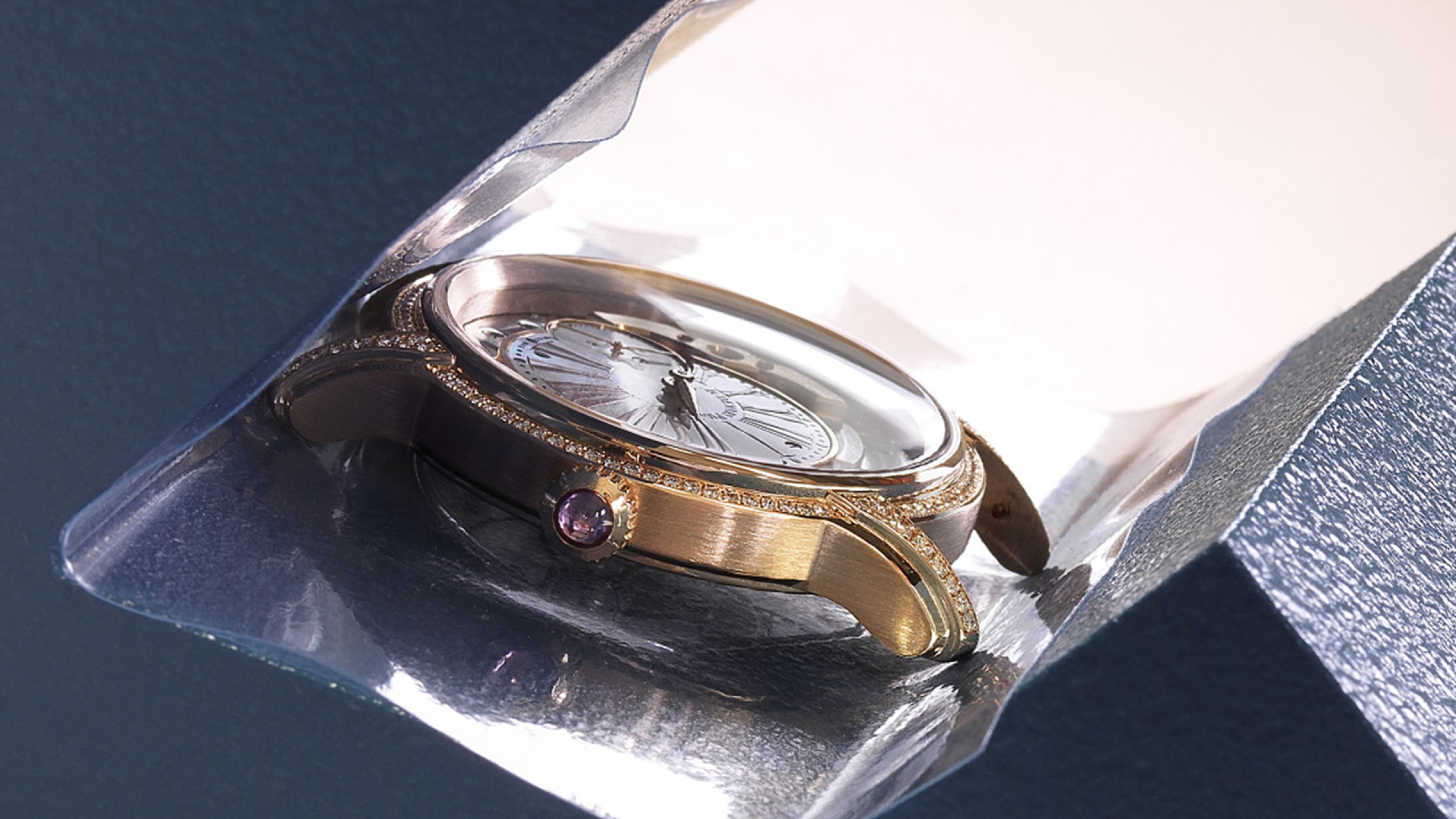 The case of a Millenary watch.