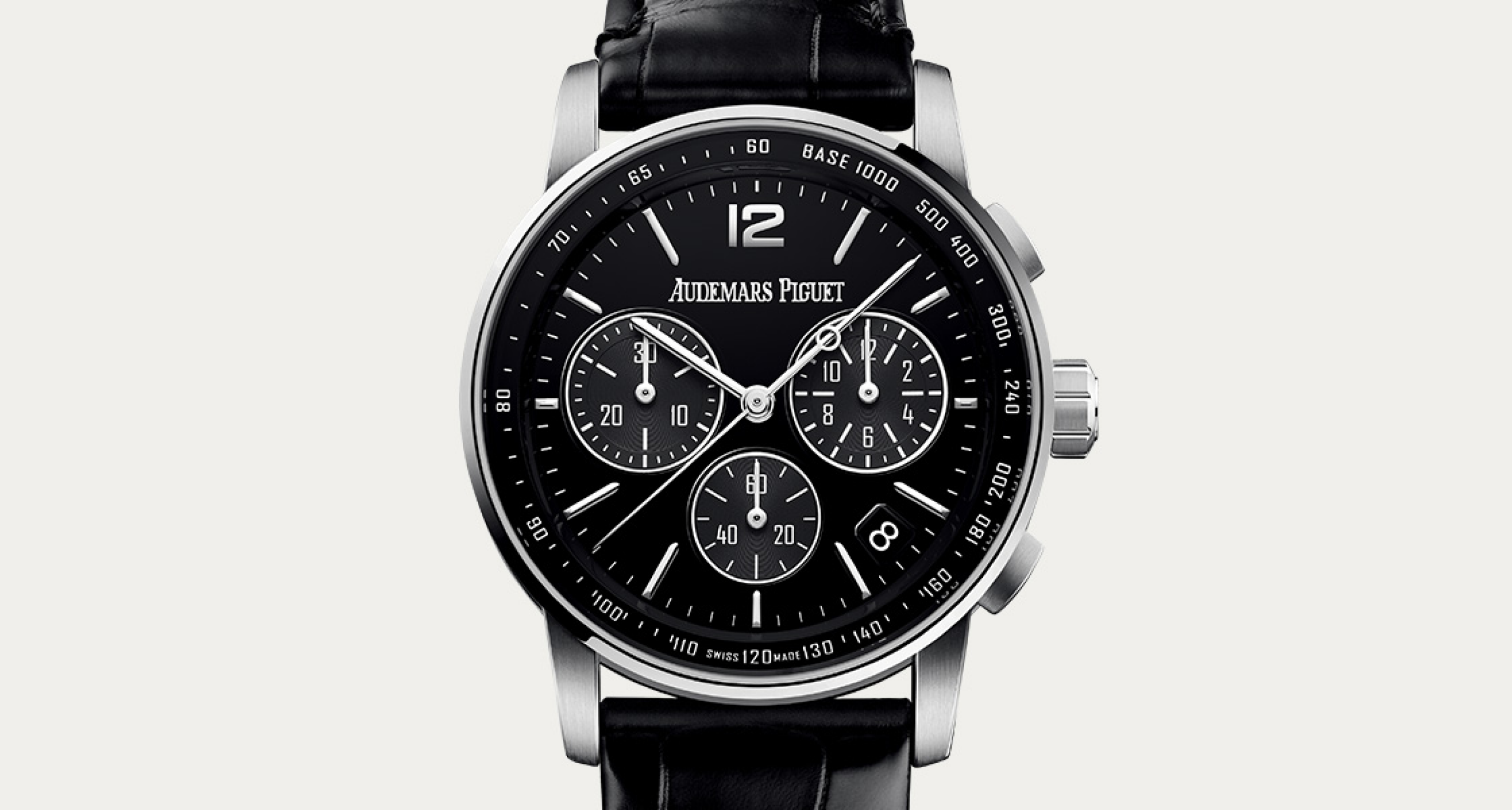 A Code 11.59 by Audemars Piguet watch.