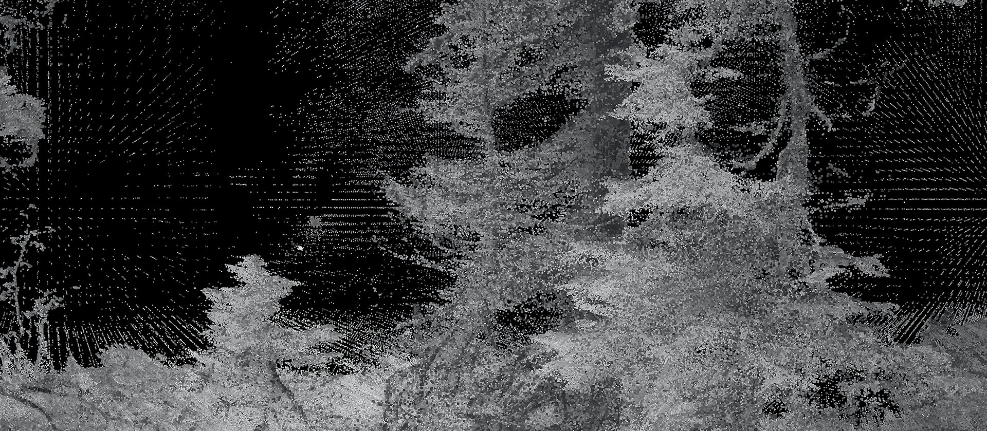 A glimpse of Quayola's project "Promenade".