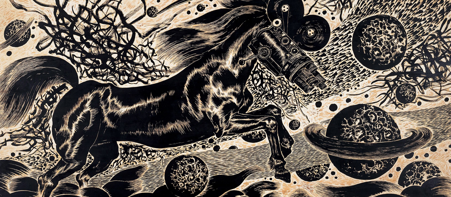 孫遜作品《Reconstruction of the Universe》一景