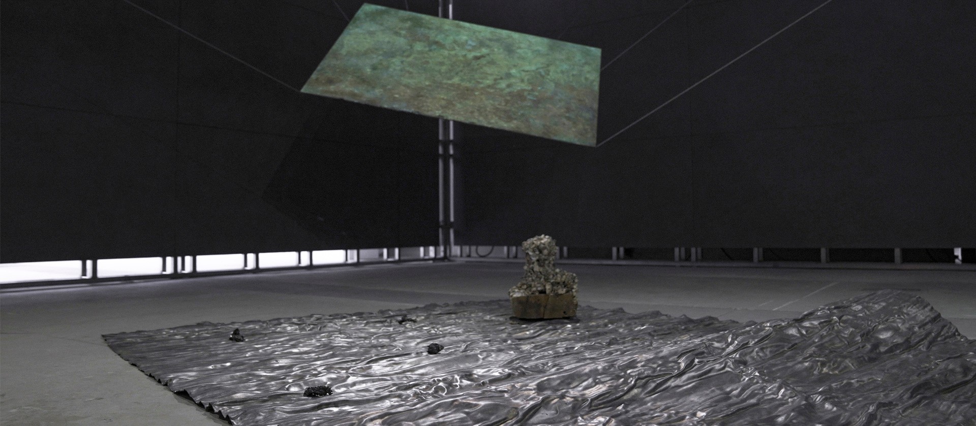 ユー・ジのプロジェクト「Stone, Barnacles, and Seeds」(2022年)の様子