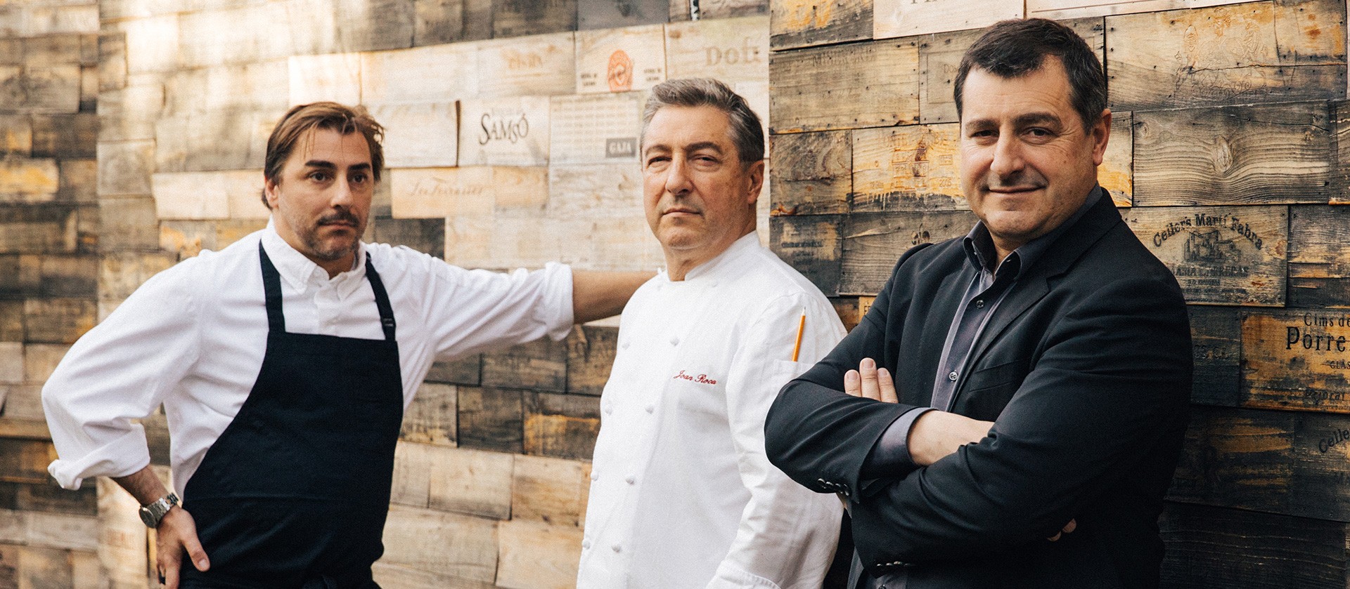 Portrait of the Roca Brothers chefs