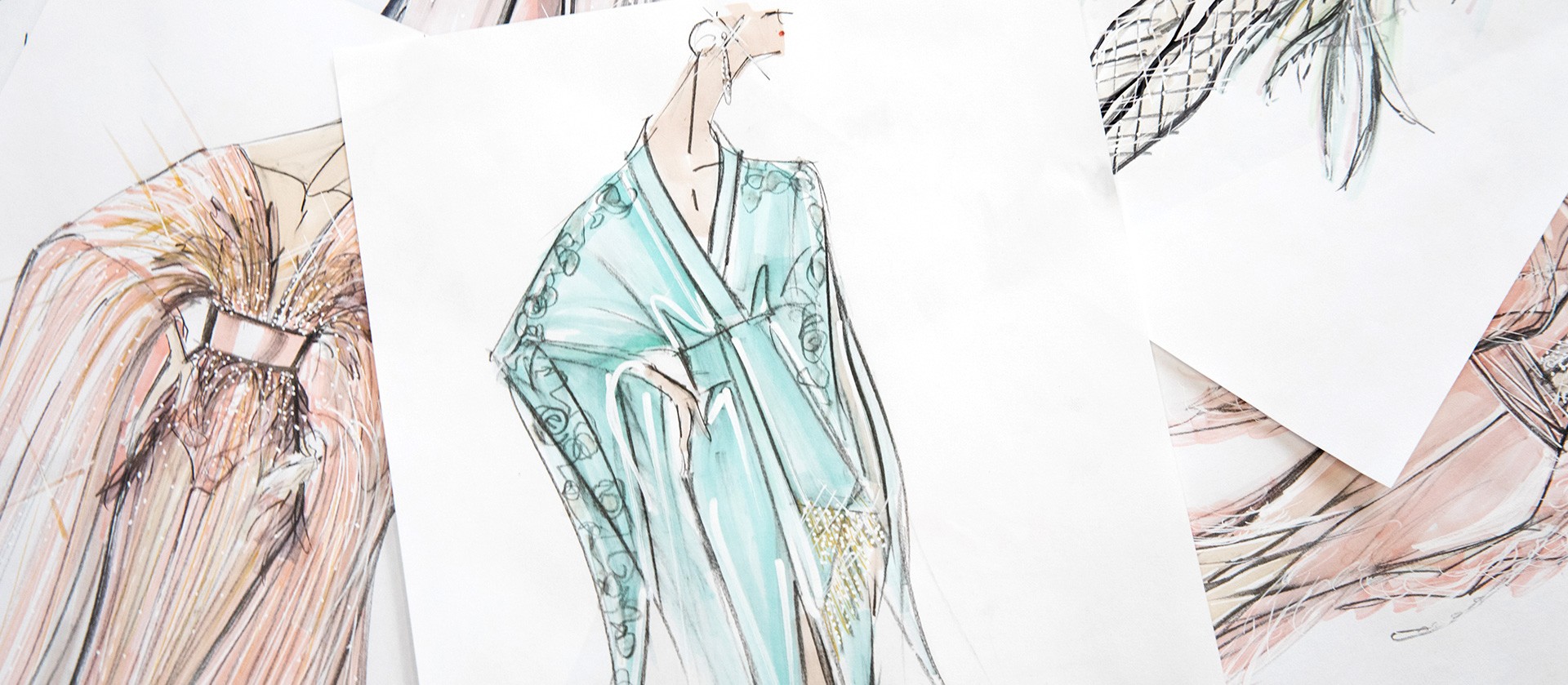 Sketches from the Ralph & Russo collection.